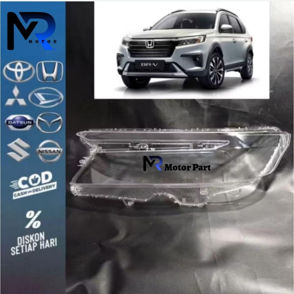 mika lampu depan honda BRV 2023 2022 original / mika kaca headlamp brv new terbaru original
