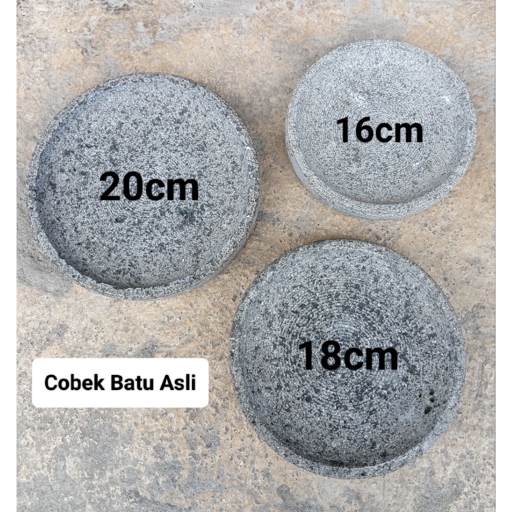 Cobek Batu Asli/Cowek Batu