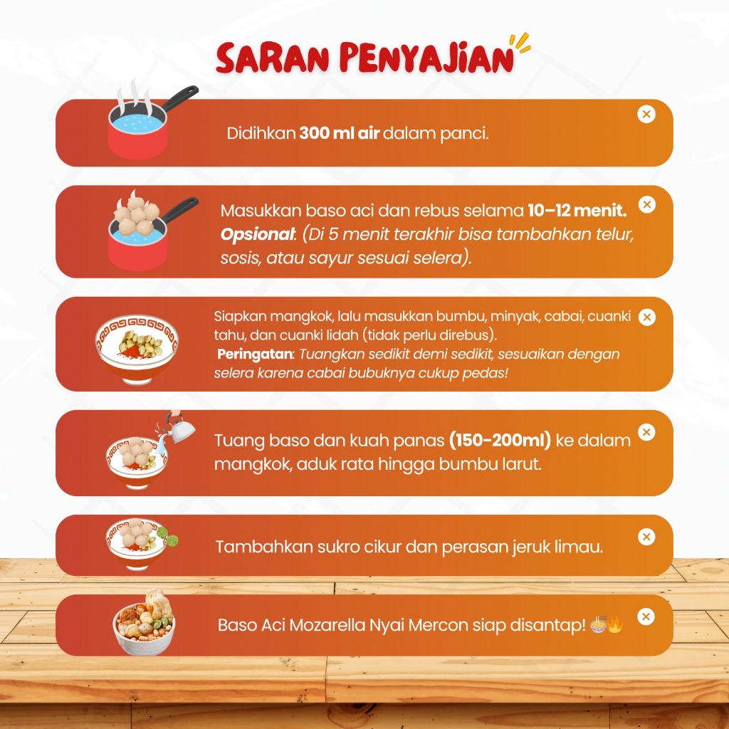 

JUN Nyai Mercon - Bakso Aci Mozzarella Premium