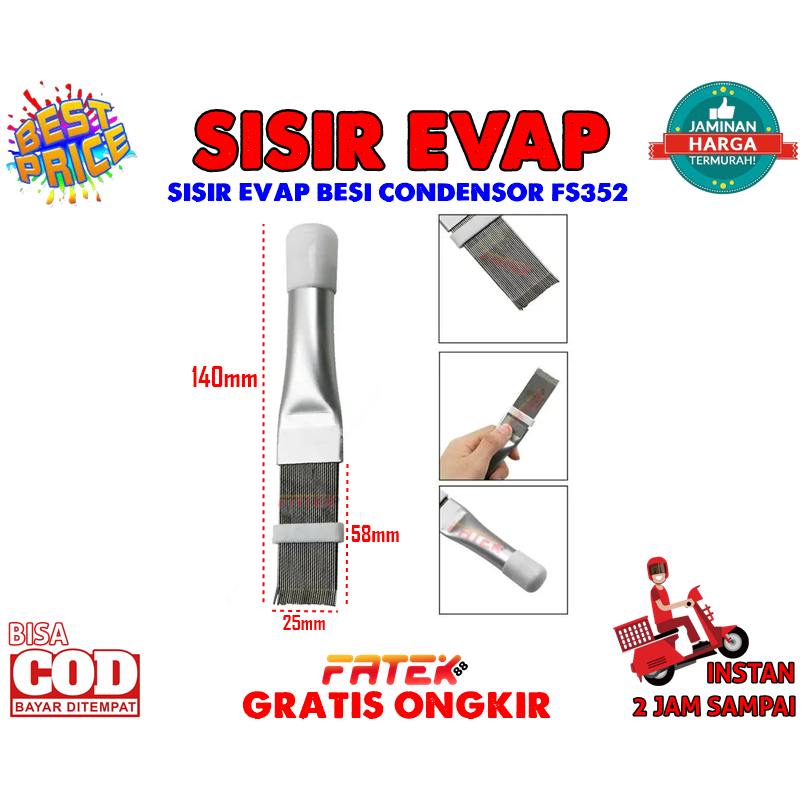 SISIR CONDENSOR / FS352 | FIN STRAIGHTENER SISIR CONDENSOR KONDENSOR AC | PEMBERSIH KONDENSOR