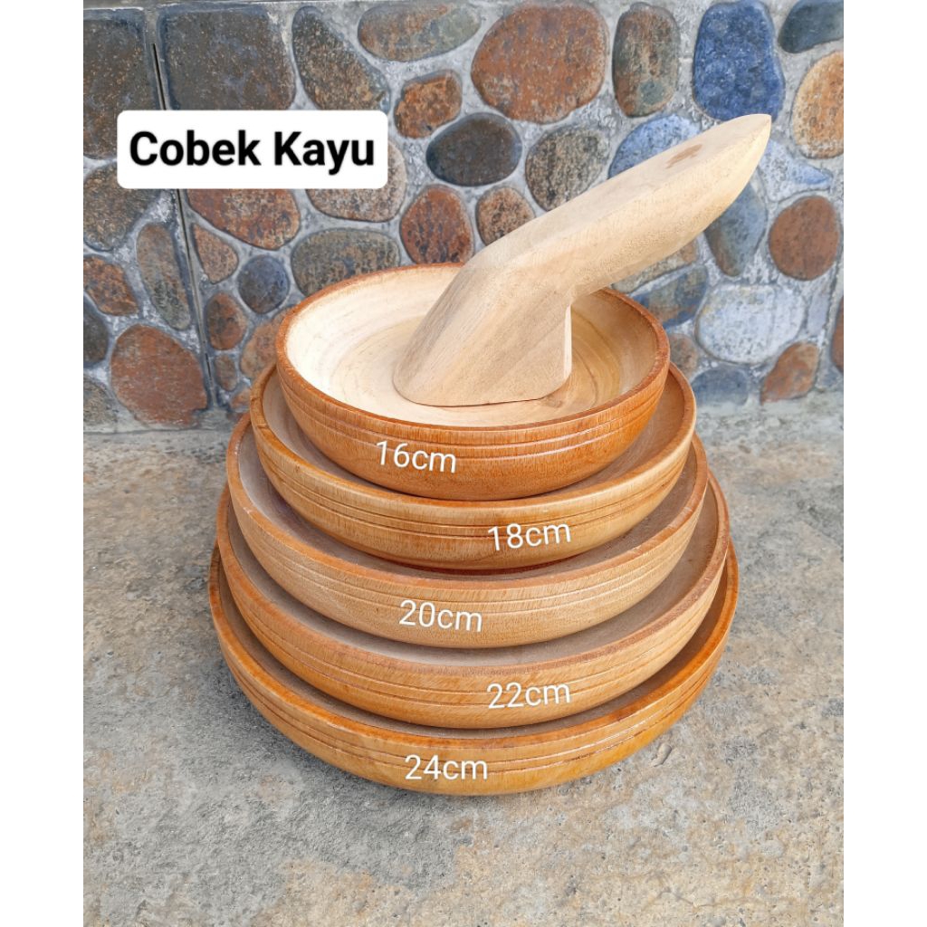 Cobek Kayu/Cowek Kayu Asli