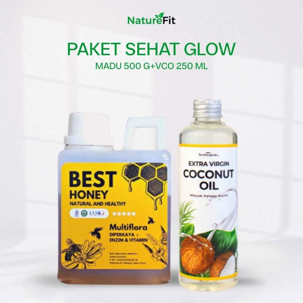 

Paket Bundling Sehat Glow - Paket Bundling - Madu Multiflora 500gr dan VCO Vorgin Coconut Oil 250ml
