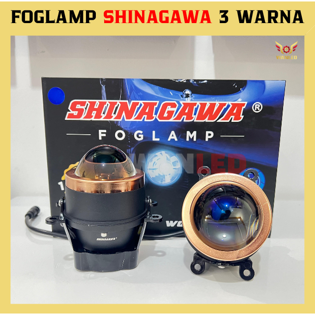 ORIGINAL FOGLAMP   FOGLAMP 3 INCH 3 COLOR BI LENS LED BI LLED BLUELENS SHINAGAWA DRIVER PLUS DEMON E