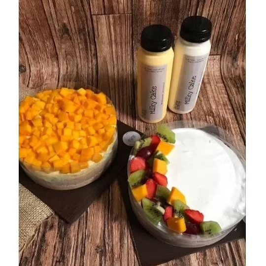 

Milk Cake ( Mango Milk Cake atau Vanilla Milk Cake )