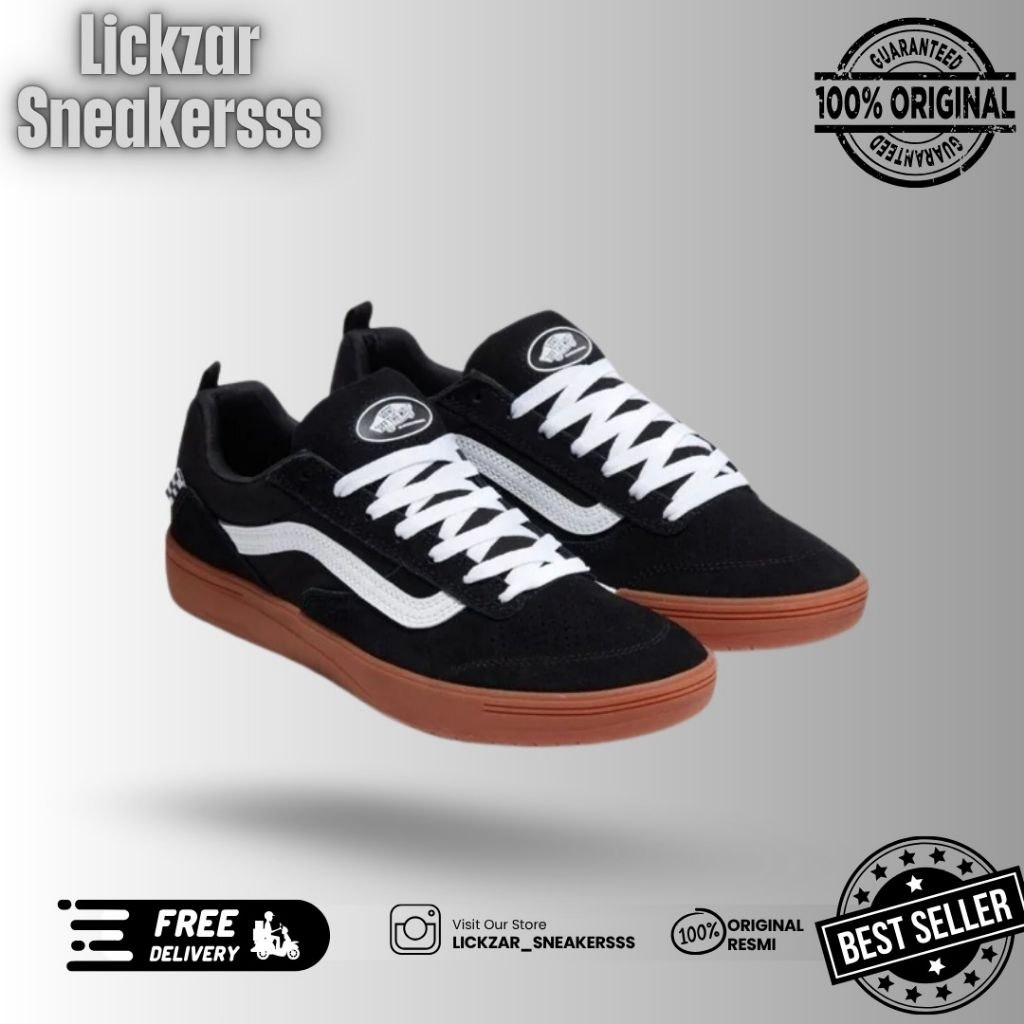 Vans Zahba Skate Black Gum ORIGINAL RESMI PT NAVYA