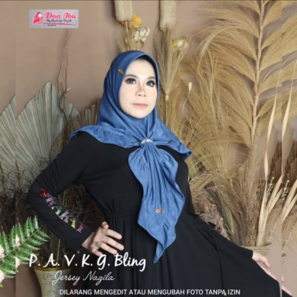 410 Hijab Doa Ibu Jersey Nazila Rempel Free Gesper Blink/ Hijab Instan Doa Ibu Pad Antem Jersey Nazi