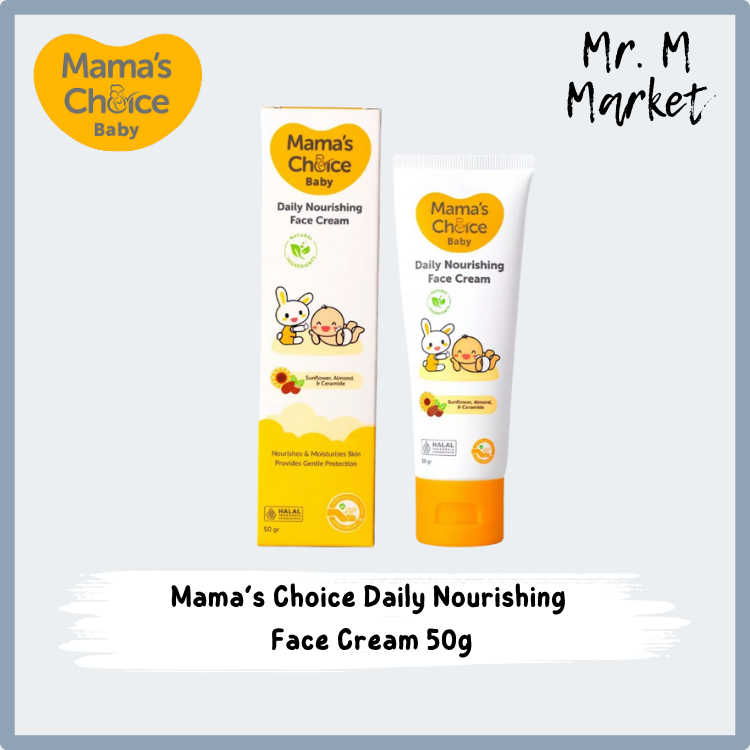 Mama's Choice Baby Face Cream ORI / Daily Nourishing Face Cream - Cream Wajah Bayi Pelembab Muka Bay