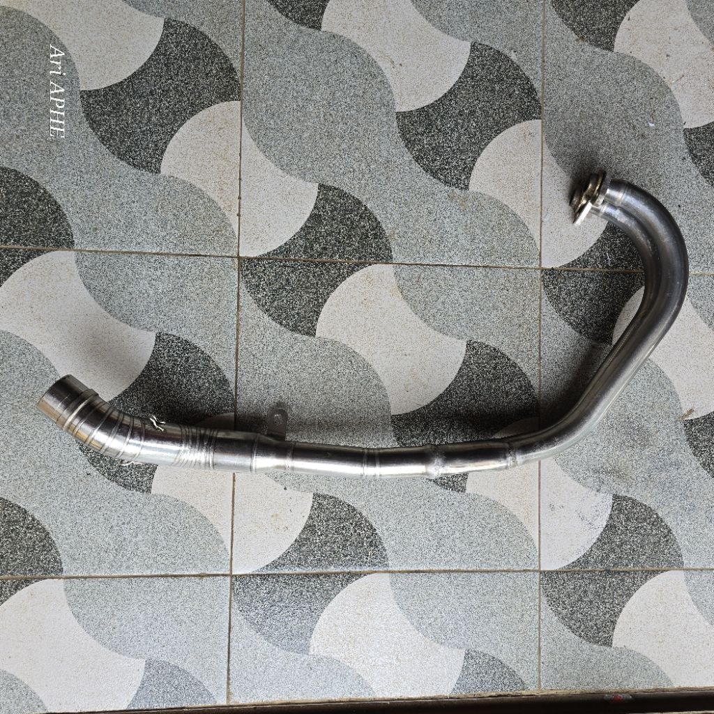 header pipa leher knalpot R9 original NINJA 250 R KARBU kondisi second
