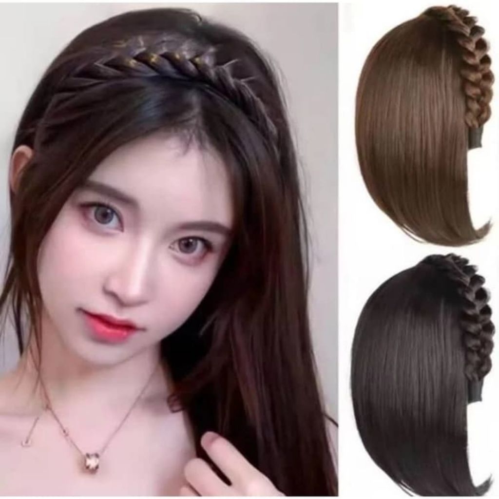 Wig Bando Wig Kepang Bando Wig Korean Style Bando Wig
