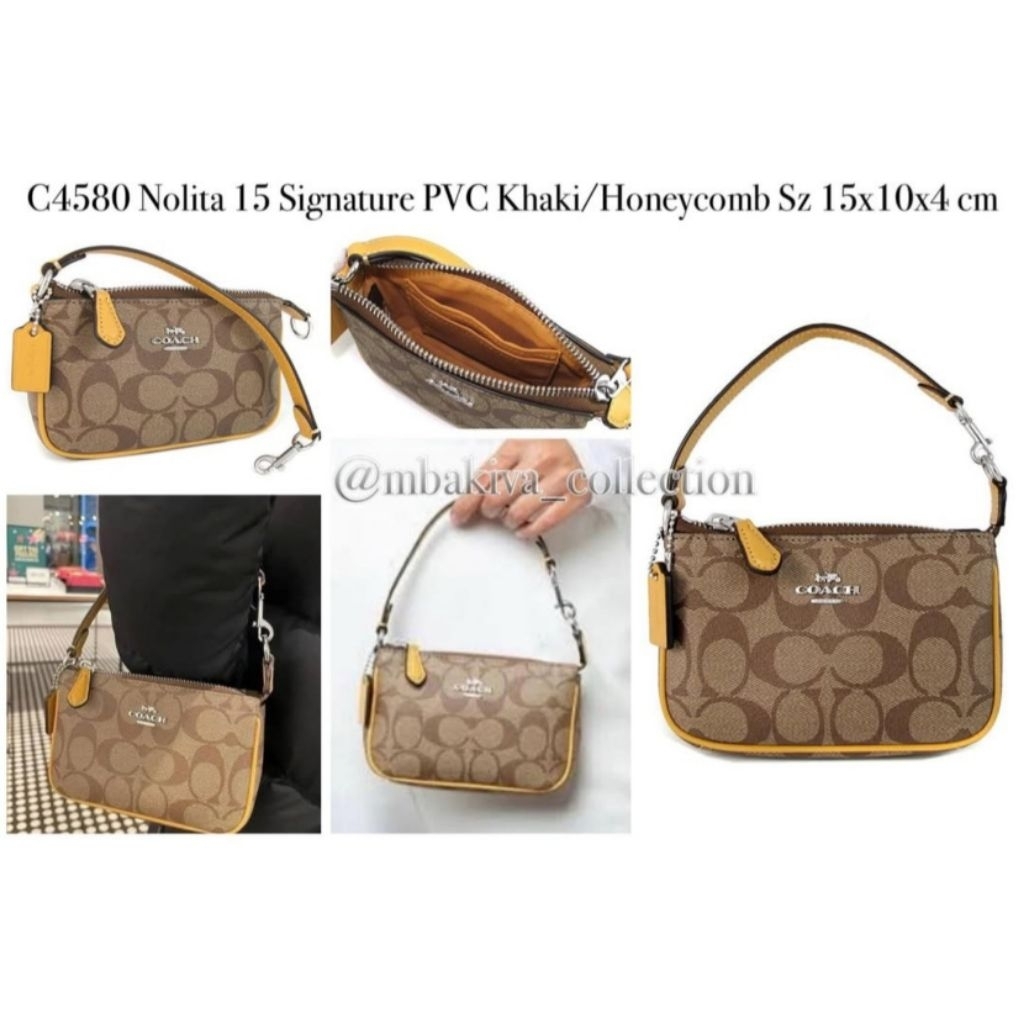 CO C4580 Nolita 15 Signature PVC Khaki/Honeycomb