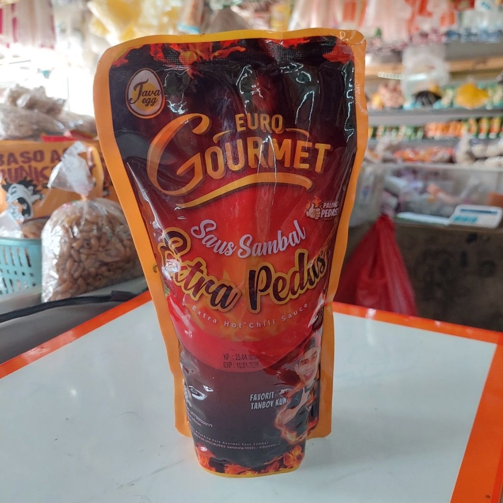 

Saos sambal extra pedas Euro Gourmet 1kg