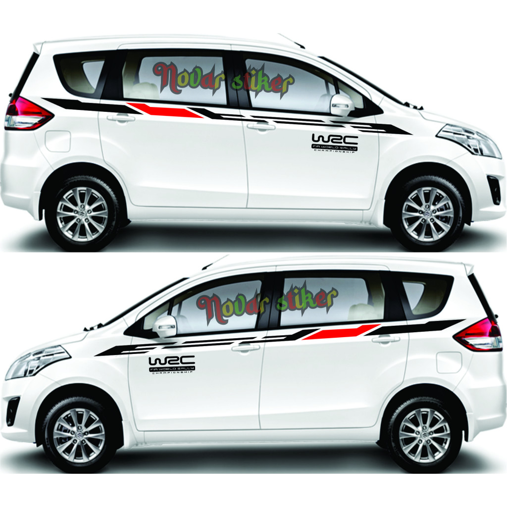 stiker mobil ertiga stiker list body WRC stiker cutting suzuki ertiga