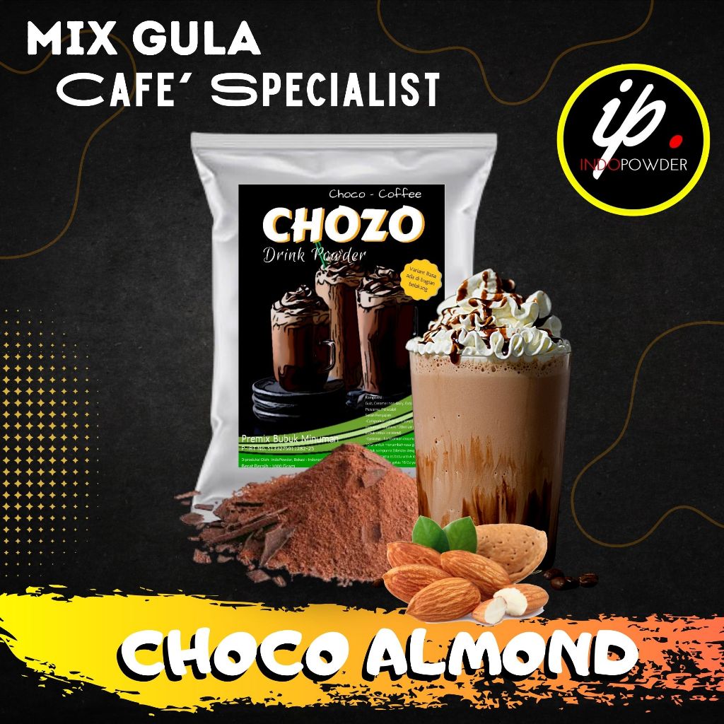 

IP Jakarta - Bubuk Minuman CHOCO ALMOND 1Kg untuk Cafe, Waralaba, Resto dan Usaha Minuman Kekinian