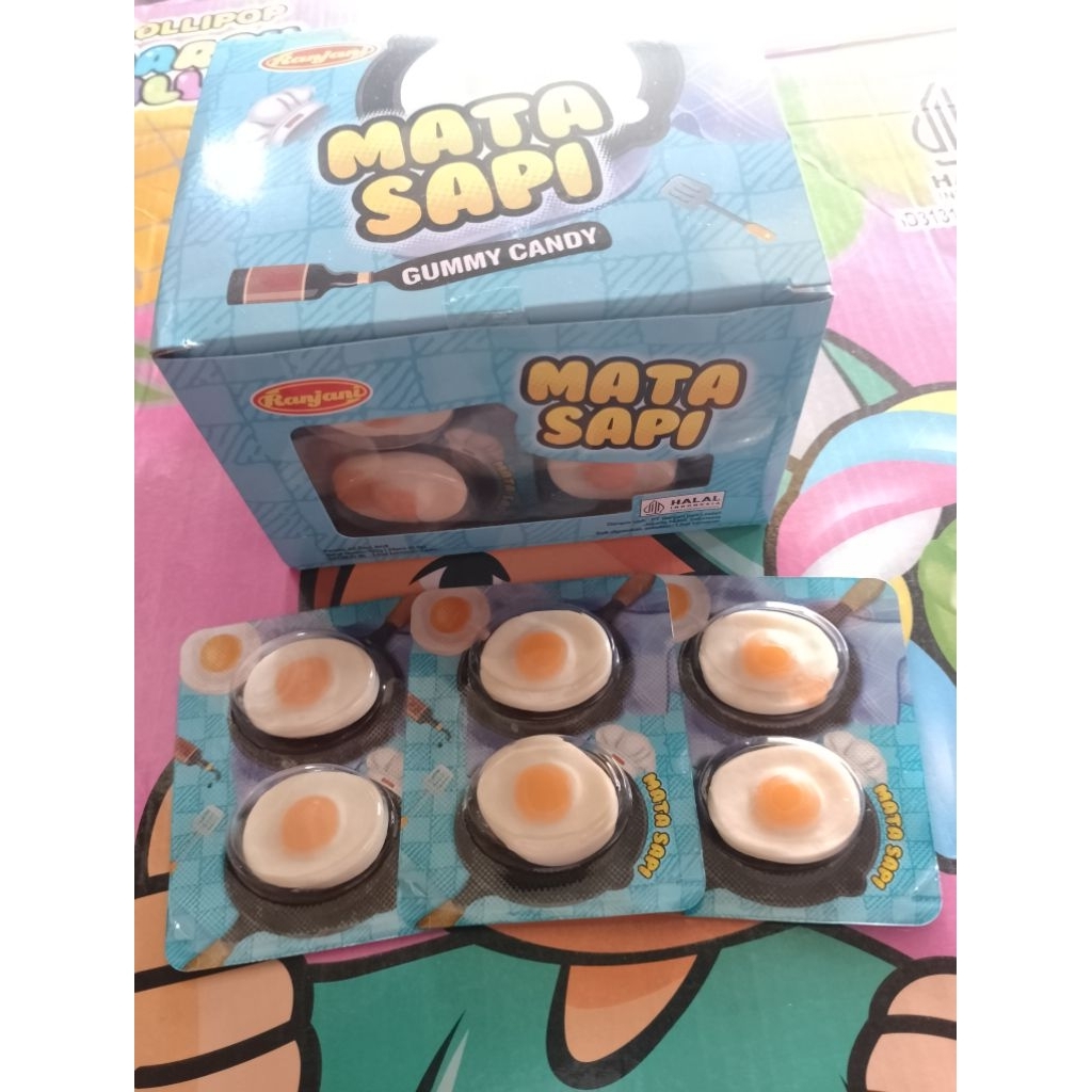 

PERMEN GUMMY CANDY MATA SAPI ISI 24 PCS