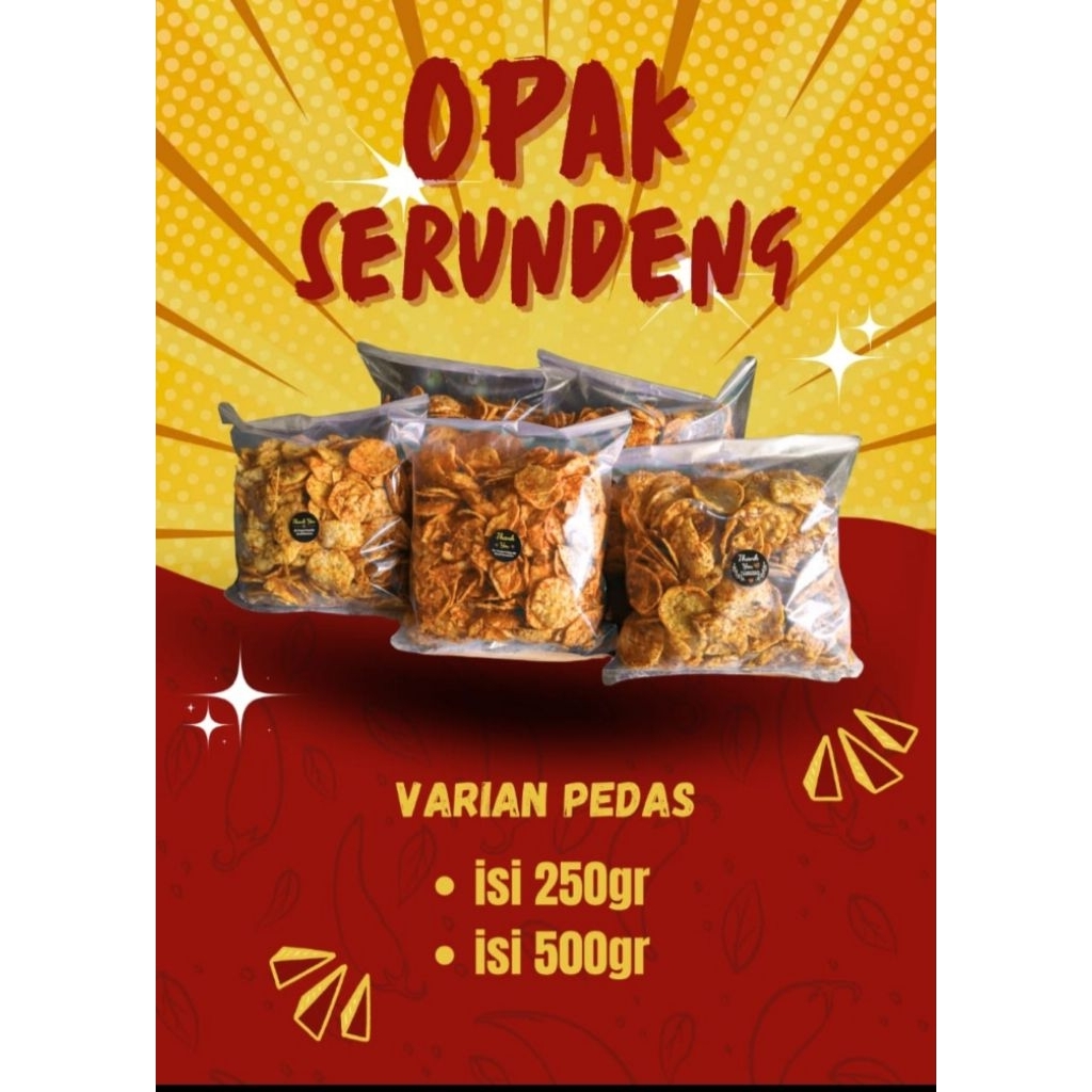 

opak serundeng pesas,manis, gurih 250 gr 500 gr