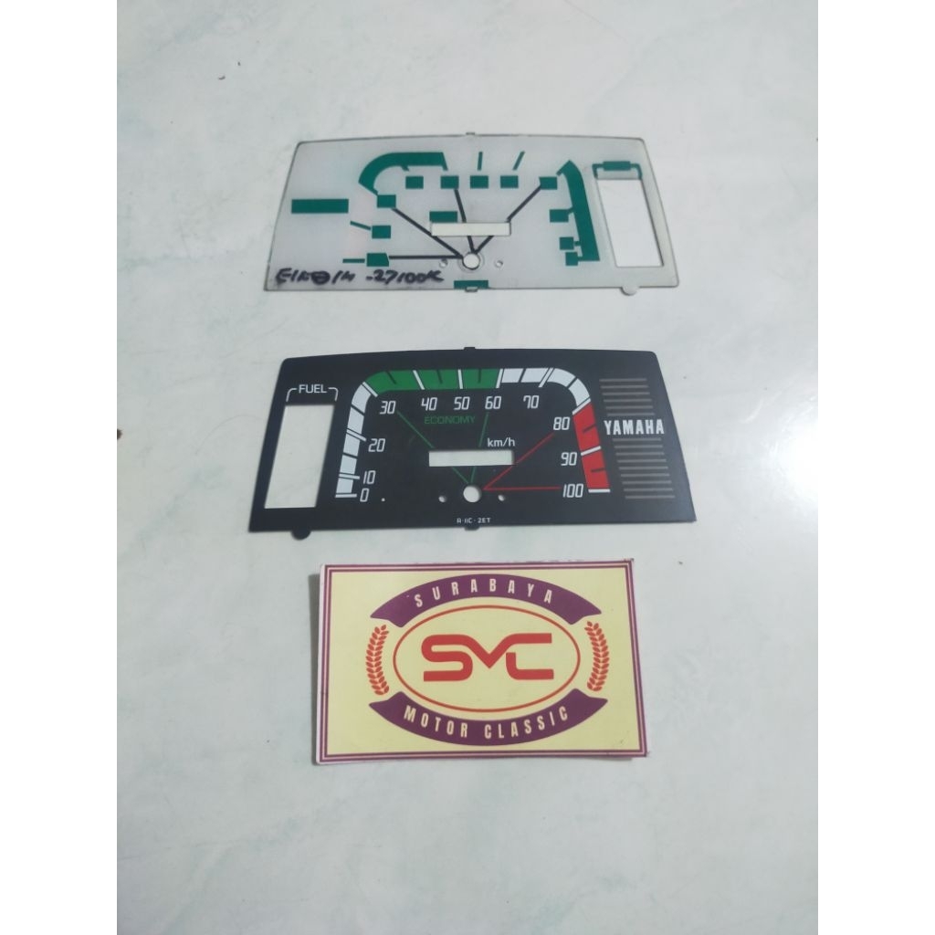 layar papan speedometer spedo Yamaha V80 V 80 robot exselen original