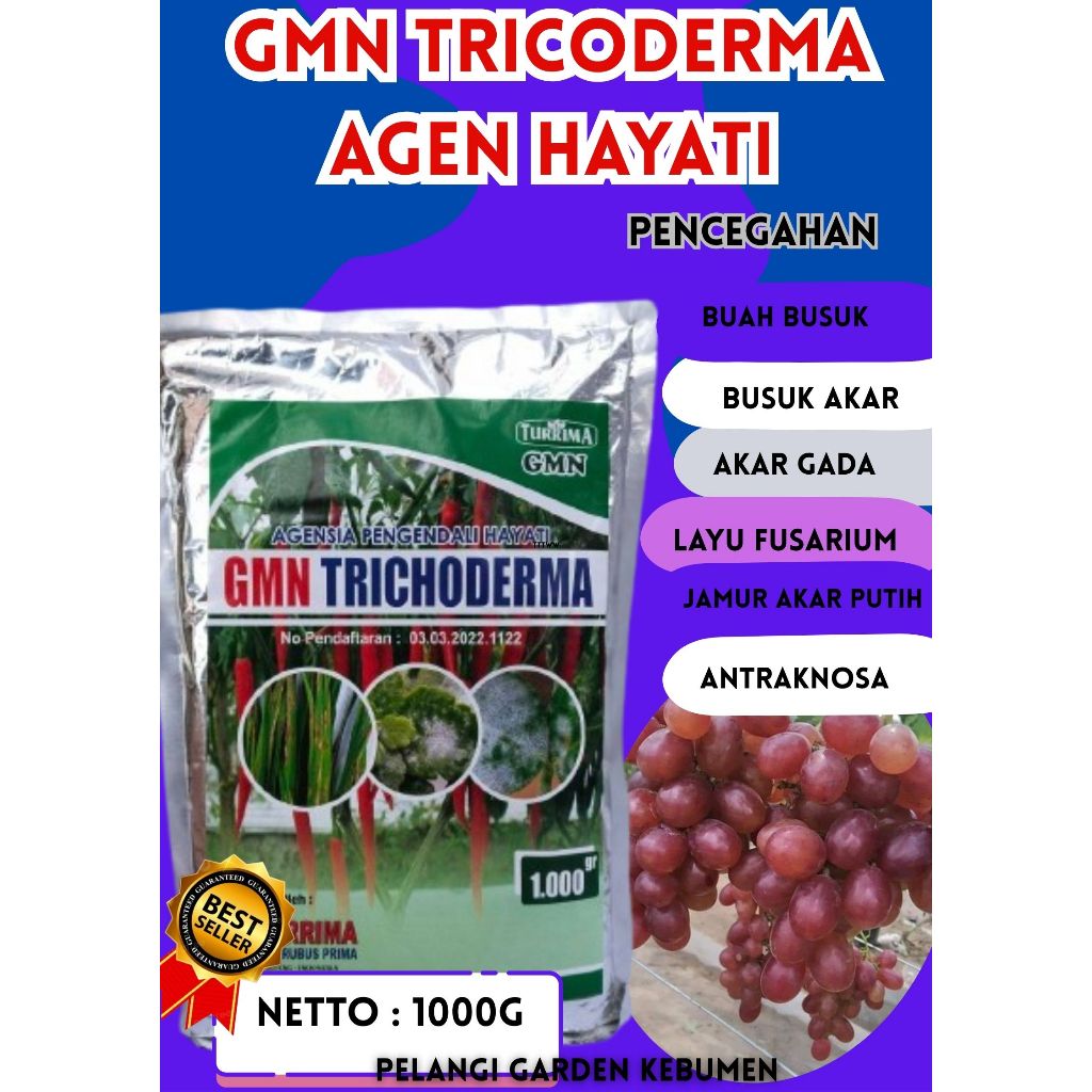 ANTI JAMUR  Trichoderma Harzianum, Trichoderma Biotek Isi 1kg