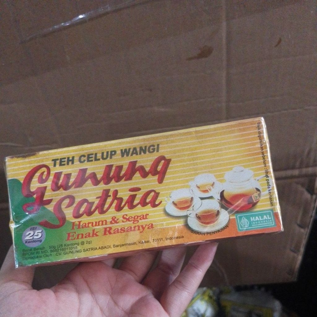 

Teh celup wangi gunung satria 25kantong