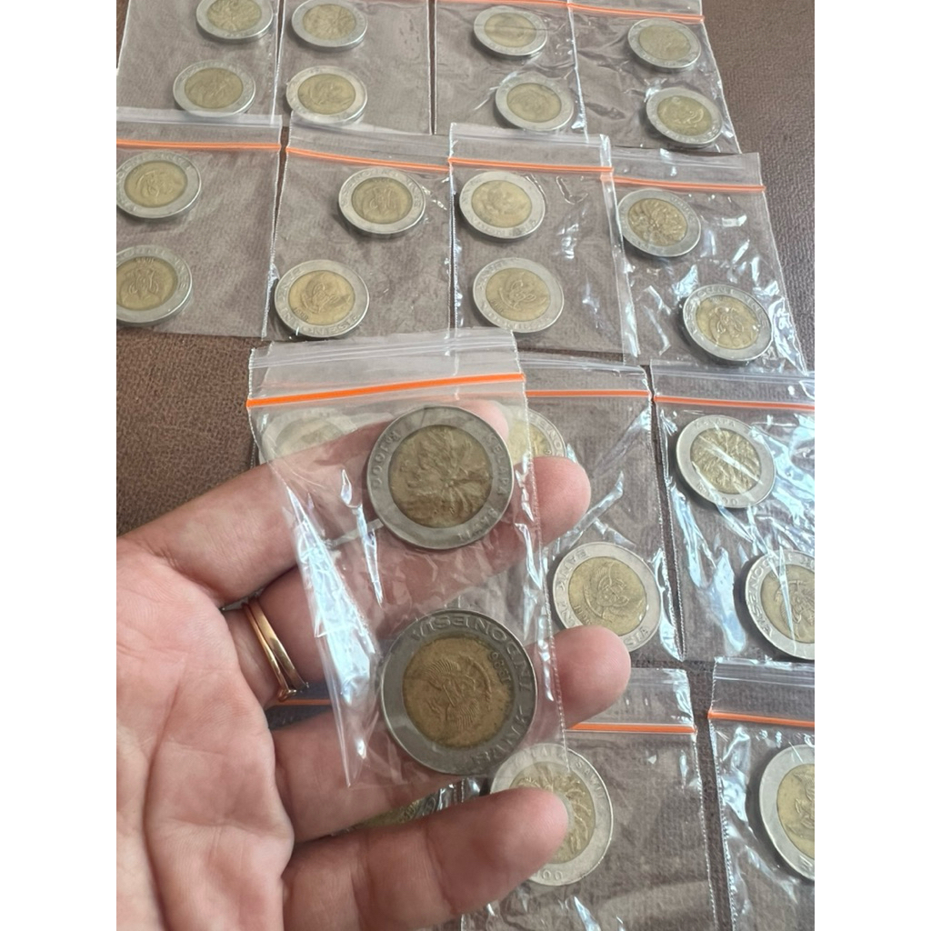 Koin Indoensia 1000 rupiah tahun 1996