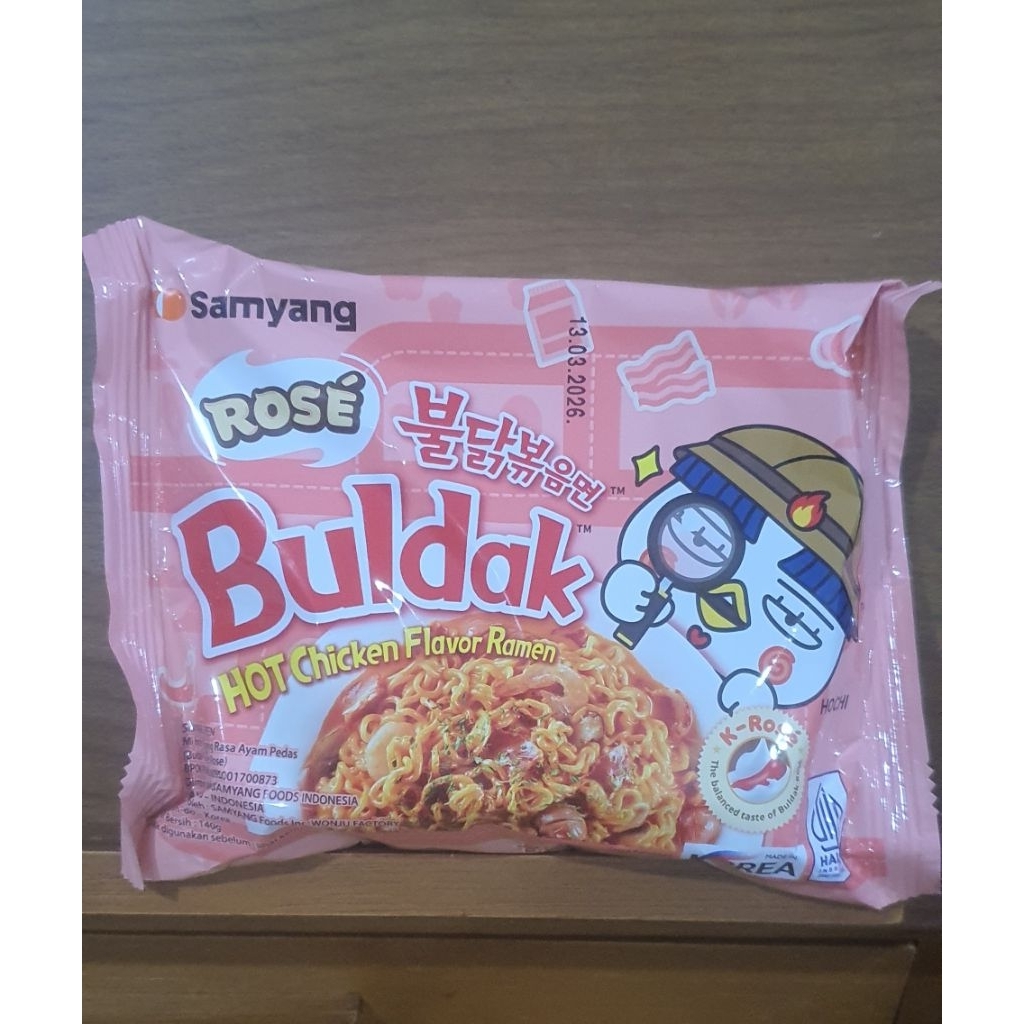 

Samyang Green Buldak Hot Chicken Flavor Ramen K-Rose 140gr