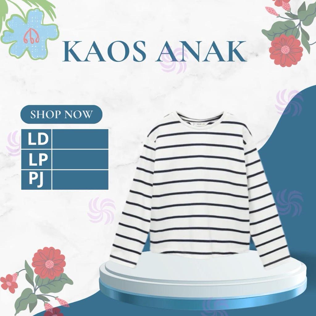 Kaos anak Baju anak laki-laki perempuan preloved second baju branded t-shirt kids