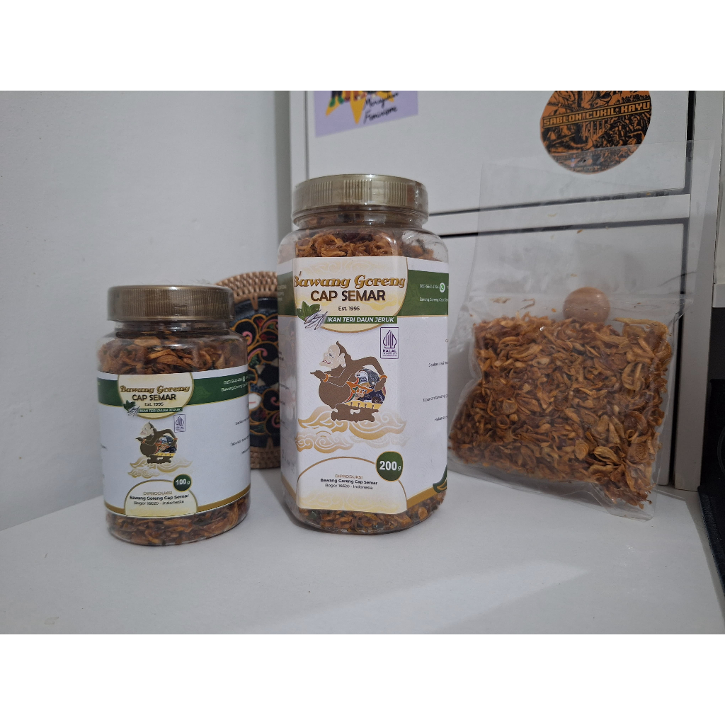 

Bawang Goreng Cap SEMAR Bawang Goreng Premium 100% Murni Original