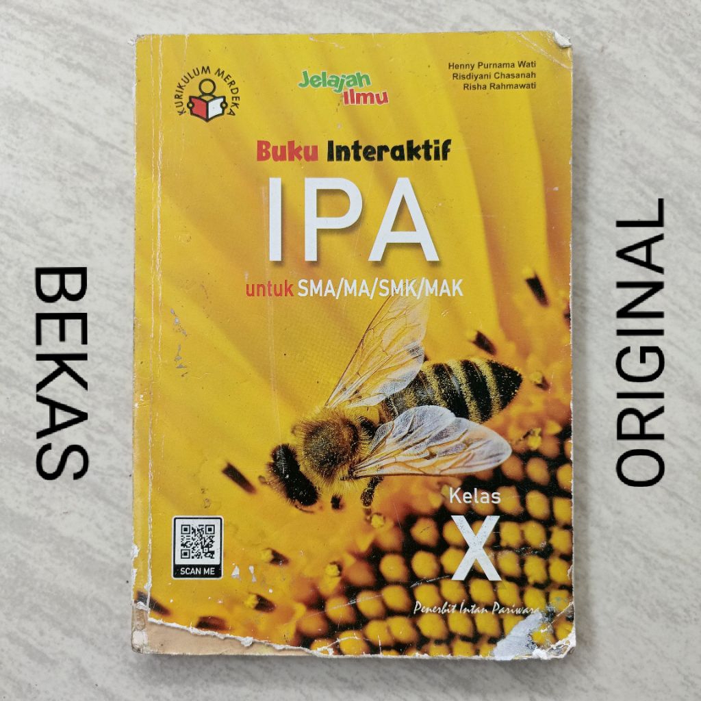 Buku Jelajah Ilmu Interaktif IPA Ilmu Pengetahuan Alam Kelas 10 X 1 I SMA MA SMK MAK Penerbit Intan 