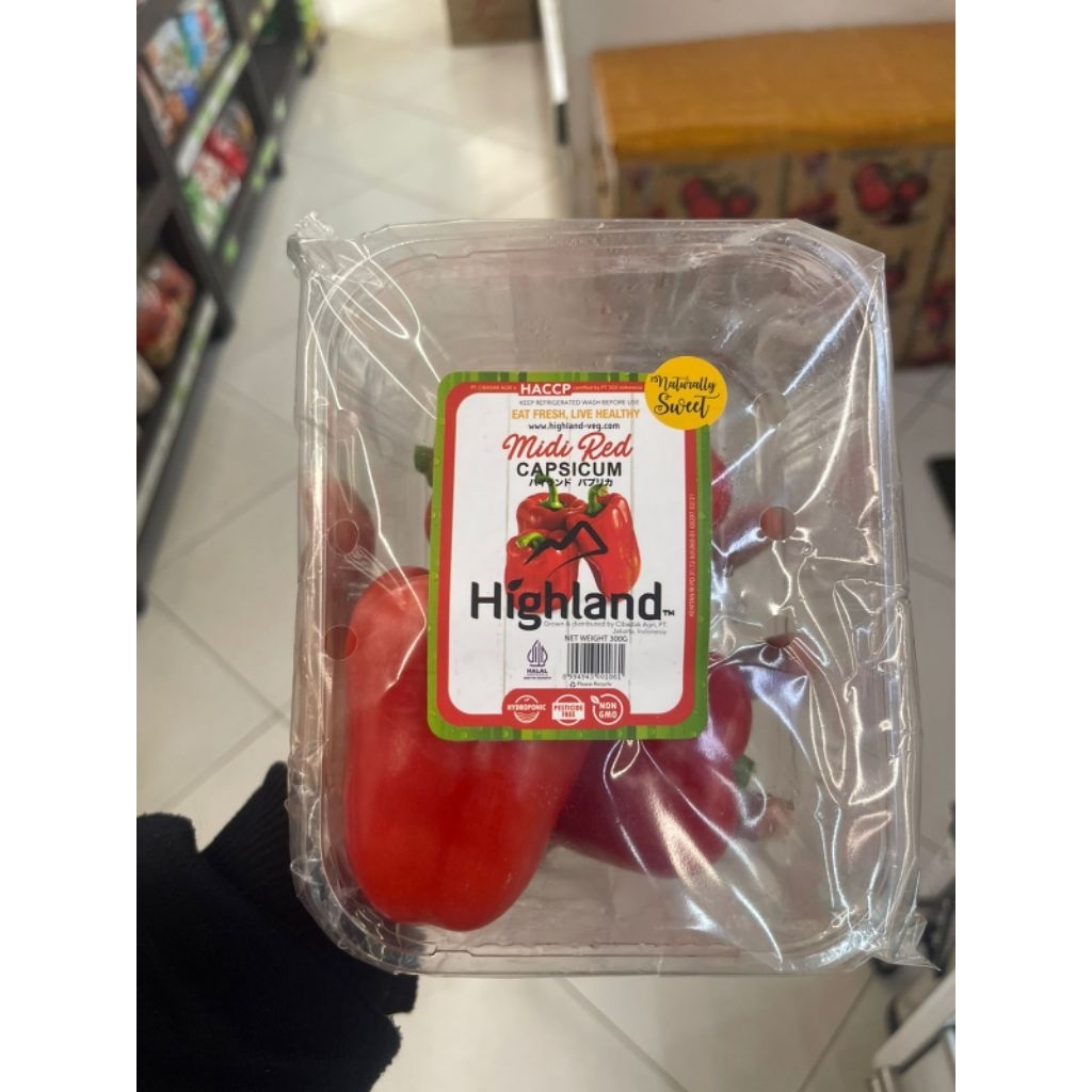 

Highland Midi Red Capsicum Hydroponic 300 Grm
