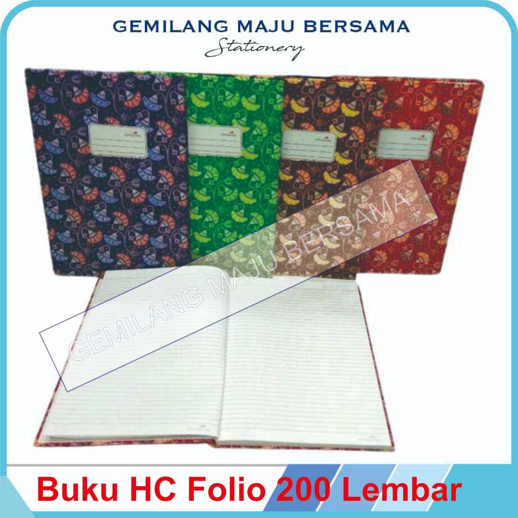 

Buku Hard Cover Folio 200 Lembar