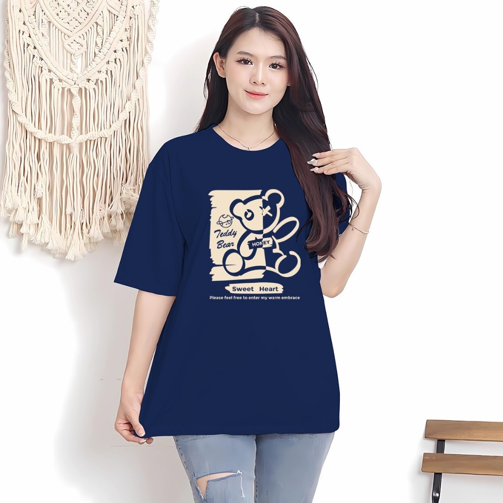 Kaos/Kaos Wanita Lengan Pendek/Kaos Oversize Wanita/Kaos Lengan Pendek Wanita/Atasan Wanita terbaru