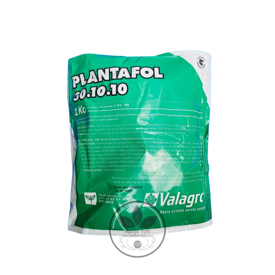 Pupuk - Pupuk NPK PLANTAFOL 30 10 10 isi 1 kg dari Valagro (Valagro)