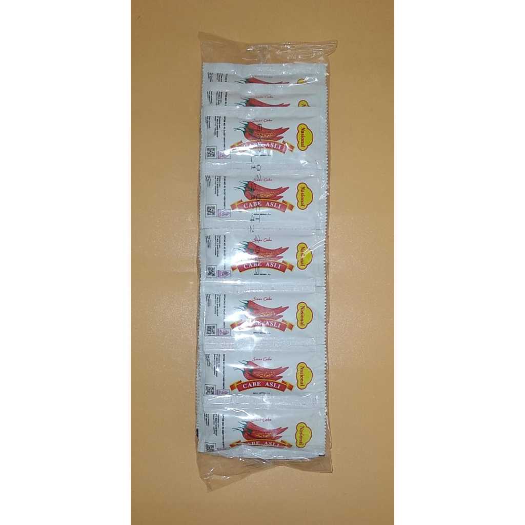 

Saus Sambal Asli Nasional 24 Sachet x 9 Gr