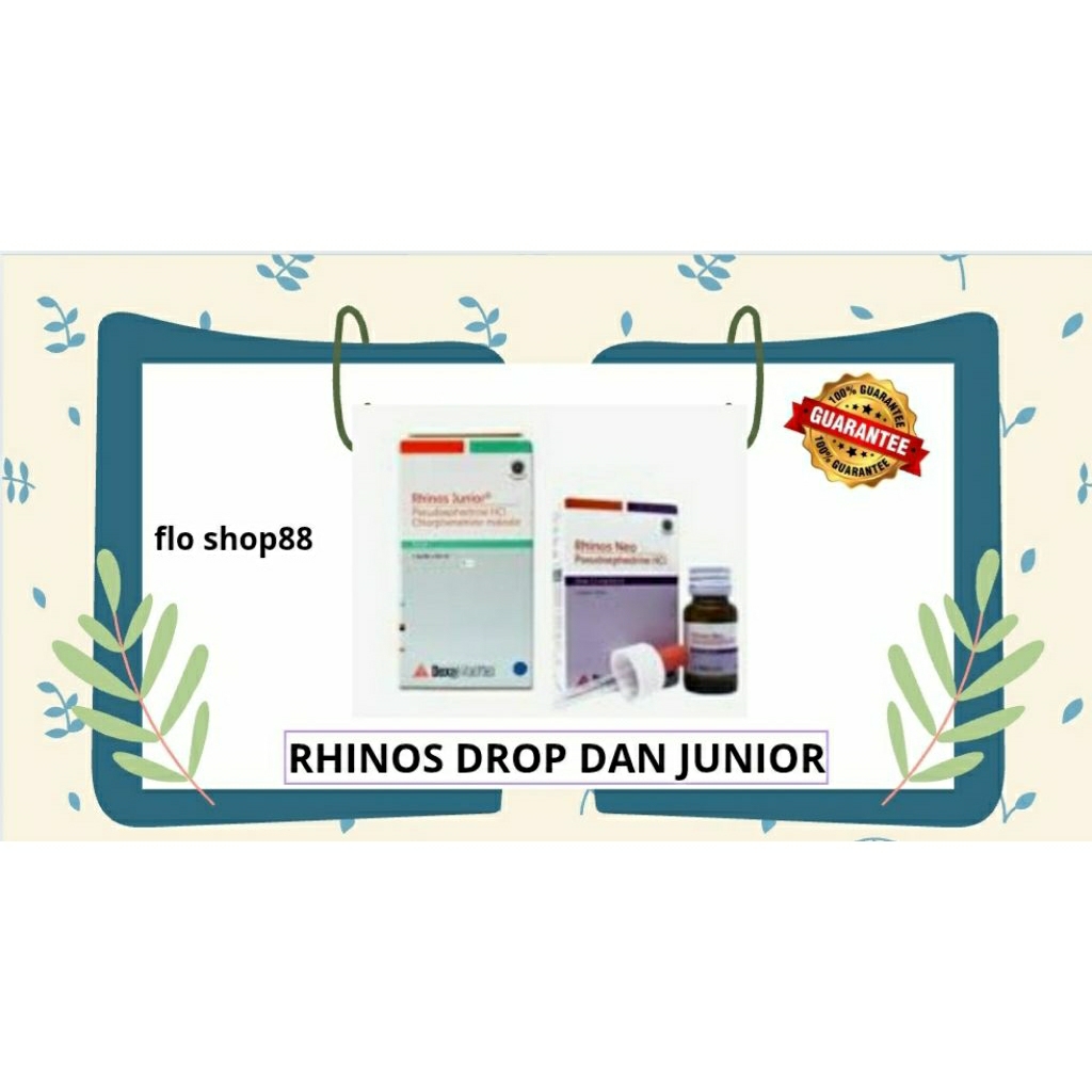 A - RHINOS JUNIOR SIRUP / RHINOS JUNIOR / RHINOS.JUNIOR 60ML / RHINOS JUNIOR SYRUP / RINOS JUNIOR / 
