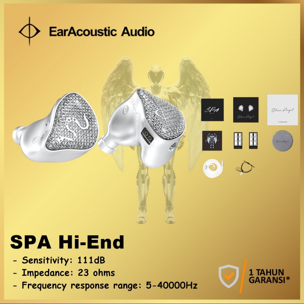 EarAcoustic SPA Hi-End 11.4mm Titanium Driver In Ear Monitor Earphones Ear Acoustic