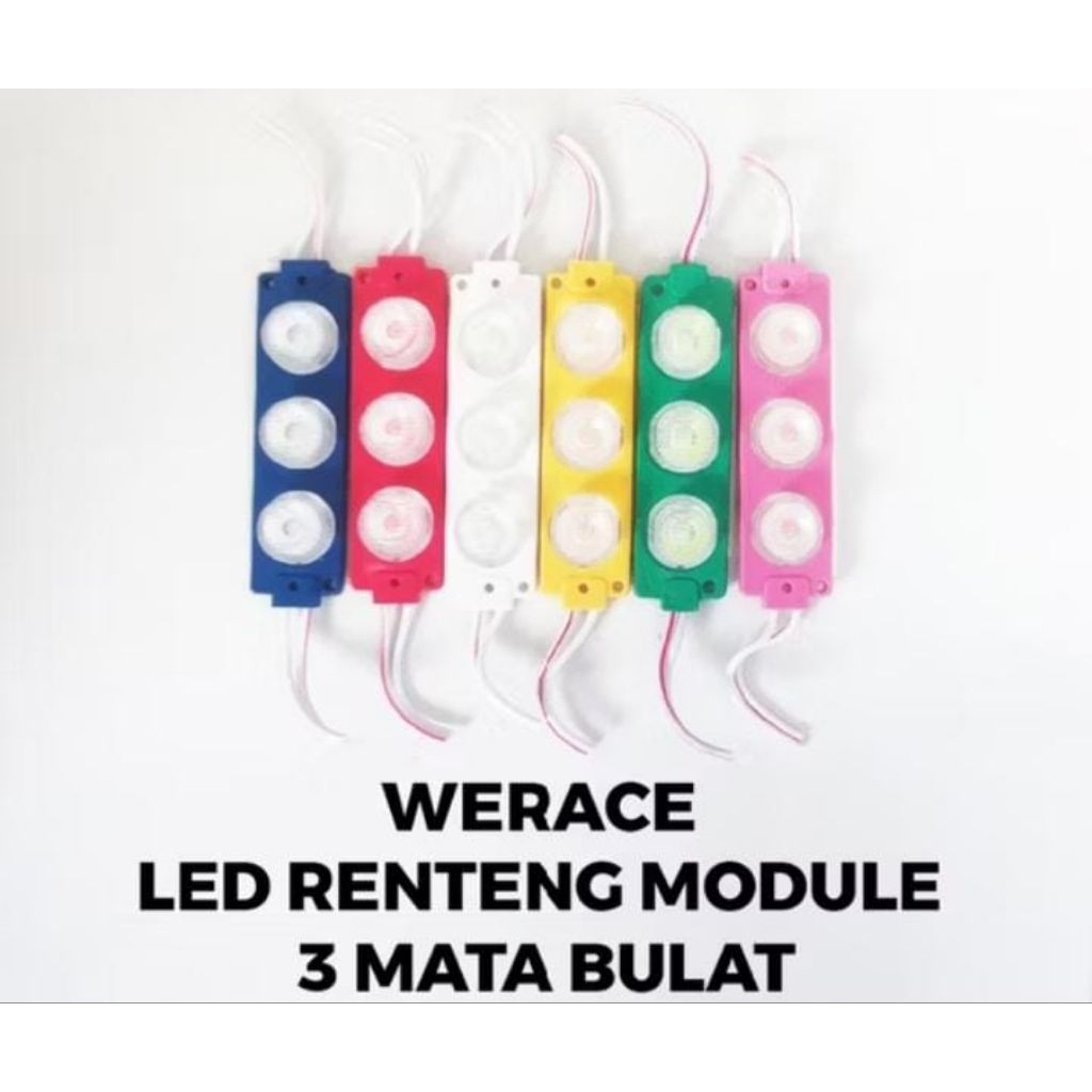 Led renteng module 3 mata bulat harga satuan