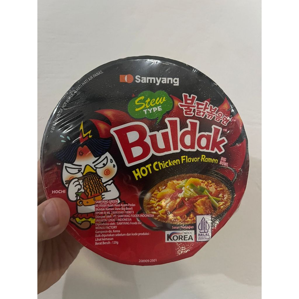 

Classica2106 Samyang Buldak Hot Chicken Ramen Stew Big Bowl / Samyang Green Mi Kuah Rasa Ayam Pedas