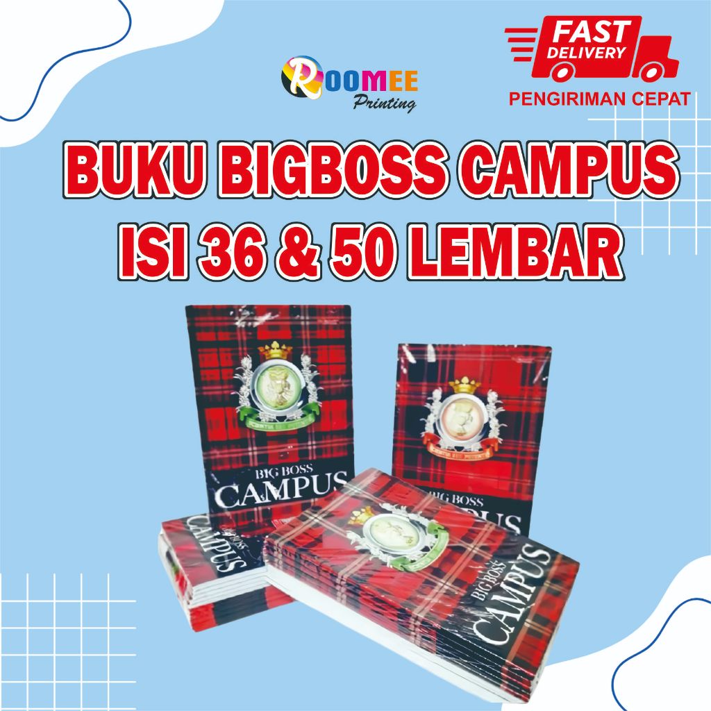 

BUKU TULIS BIG BOSS CAMPUS ISI 36 & 50 LEMBAR / BUKU TULIS MAHASISWA / BUKU TULIS PELAJAR / BUKU TULIS KULIAH