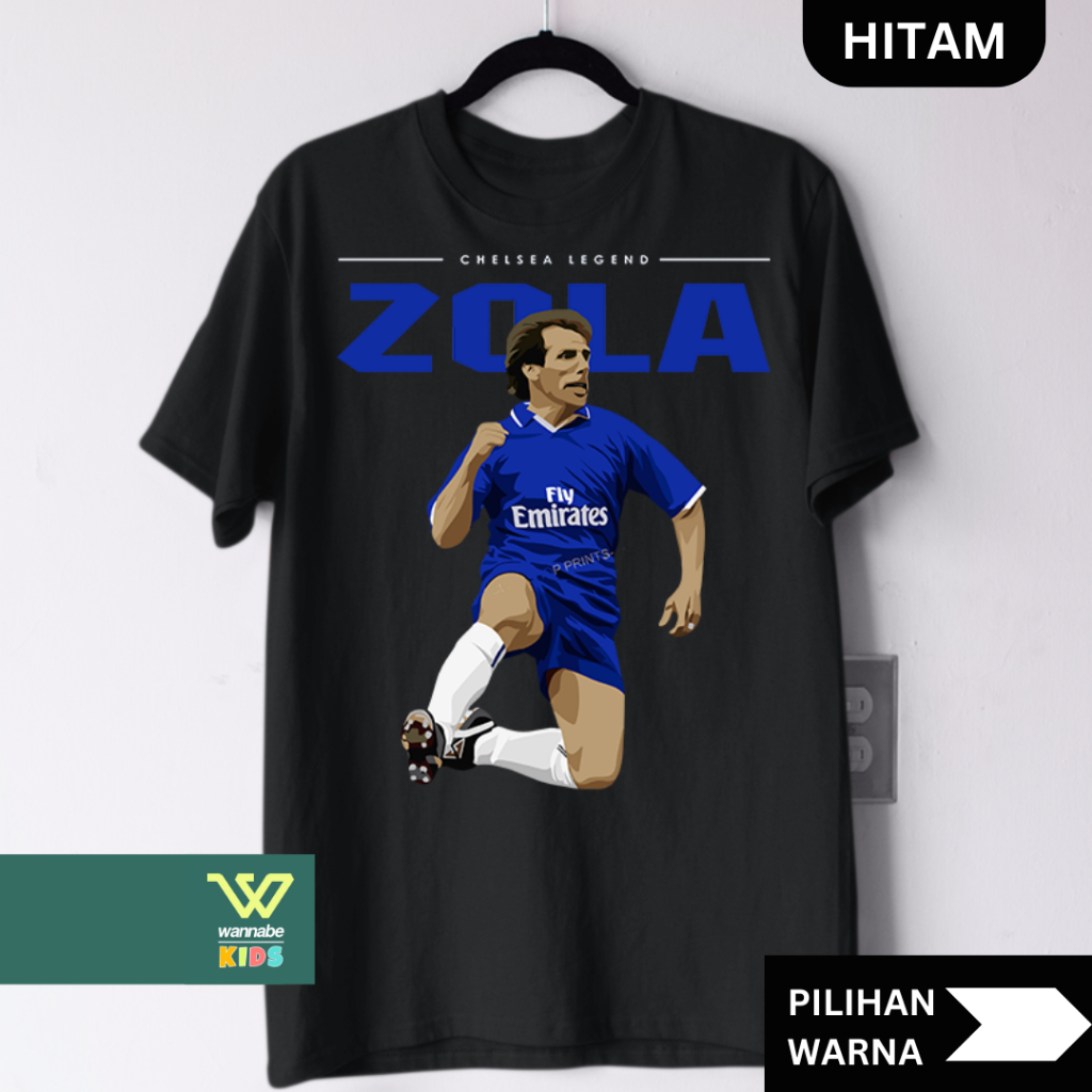 KAOS BOLA DABLUES  LEGEND ZOLA SIZE S - 7XL KAOS BIGSIZE JUMBO BIG SIZE & KAOS BOLA ANAK  2 - 13 TAH