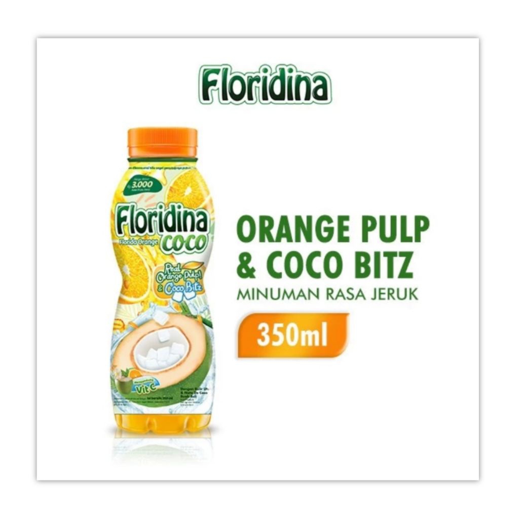 

Floridina Orange Pulp Coco Bitz 350 ml Minuman
