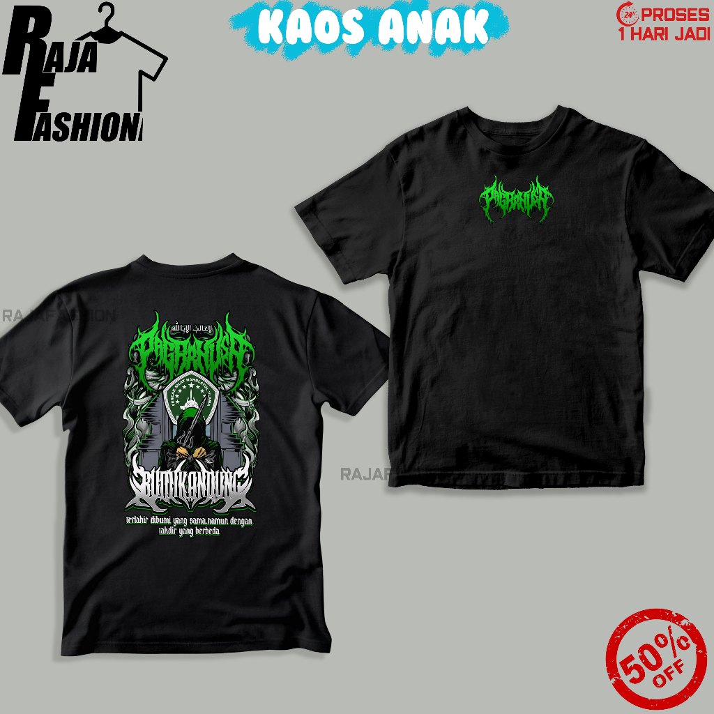 KAOS ANAK PAGAR NUSA HARDCORE FONT EDITION SABLON DTF DISTRO PENCAK SILAT IPSI KAOS SILAT INDONESIA