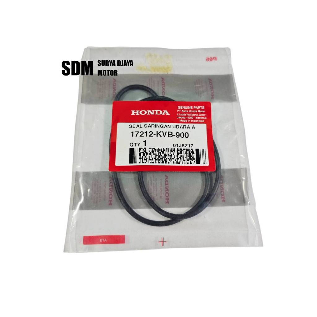 KARET SEAL AIR CLEANER FILTER SARINGAN UDARA VARIO 110 TECHNO 2009-2010 ORIGINAL 17212-KVB-900