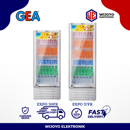 GEA EXPO-30FC Display Cooler Showcase 222 Liter -