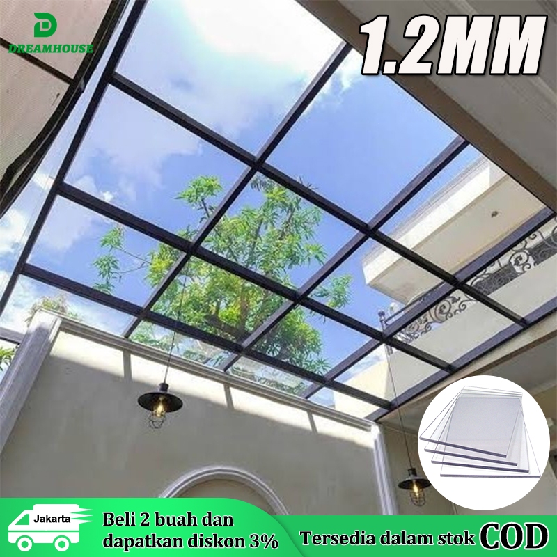 2pcs SolarFlat 3mm - Atap Fiber Solartuff Solid - [VIA JNE SICEPAT] - Solar Flat - Solar Tuff