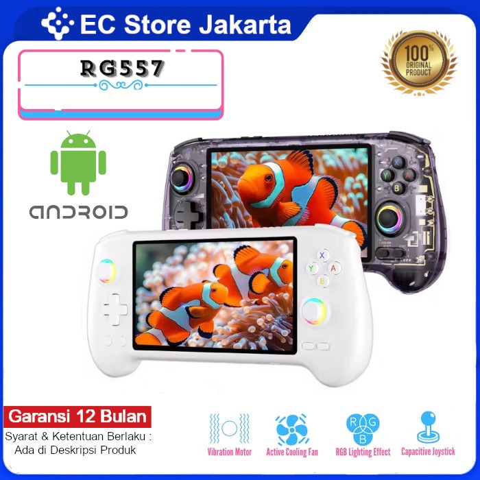 ANBERNIC RG557 Handheld Retro Video Game Console Android OS Portable Game PSP PS2