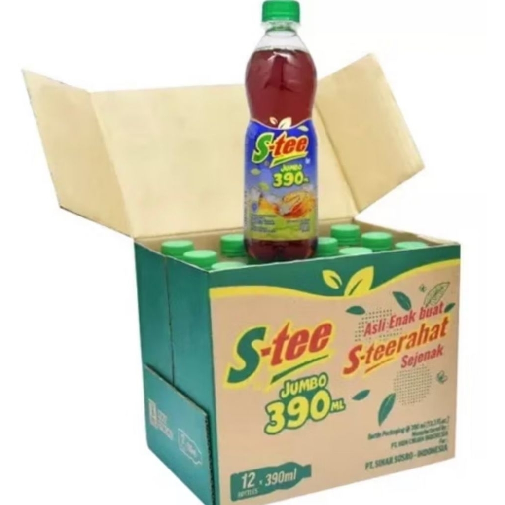 

PROMO!! S-tee Teh Melati Jumbo 390ml Exp 2026