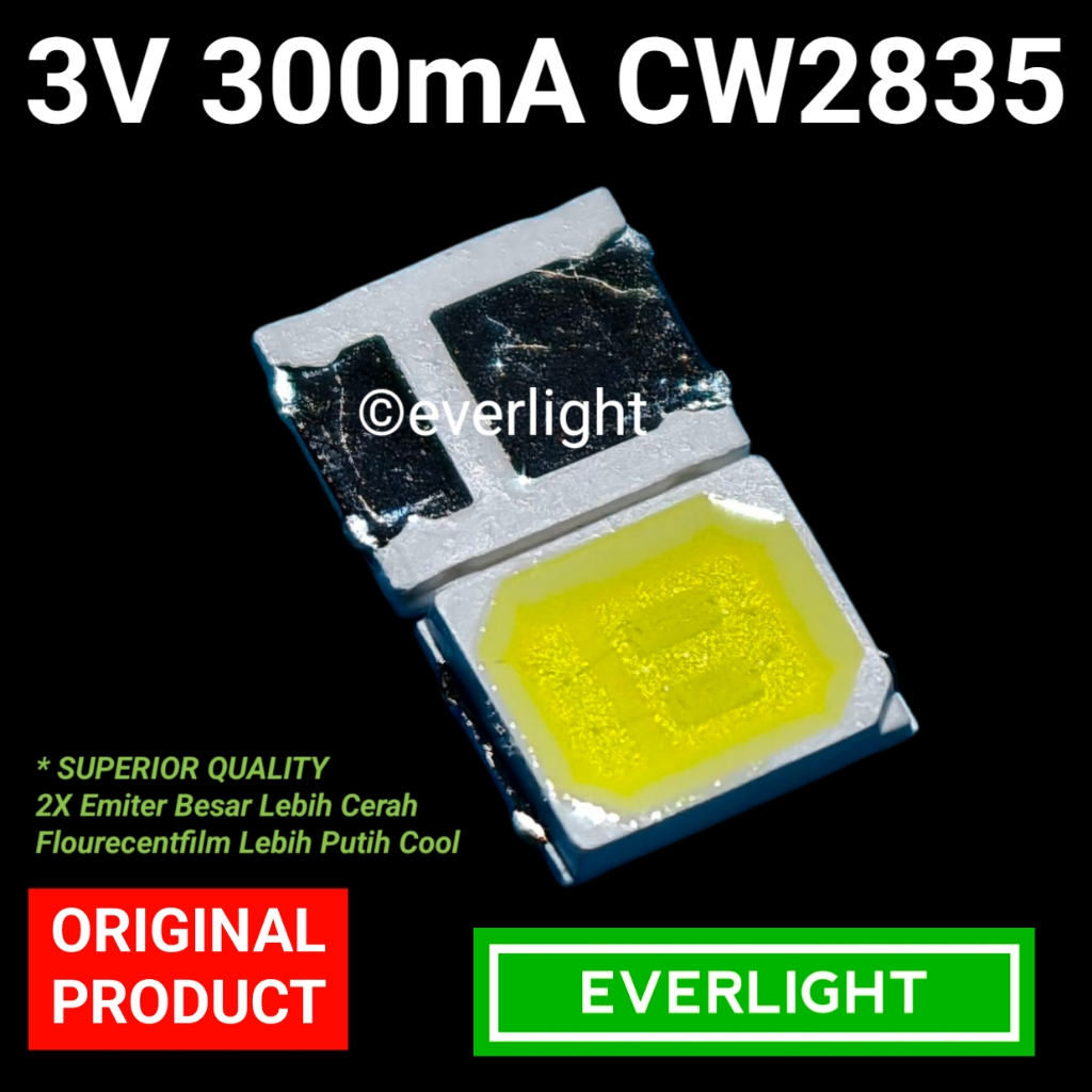 LED SMD LG 2835 3V 1W  WARNA PUTIH COCOK UNTUK PENGGANTIAN LED