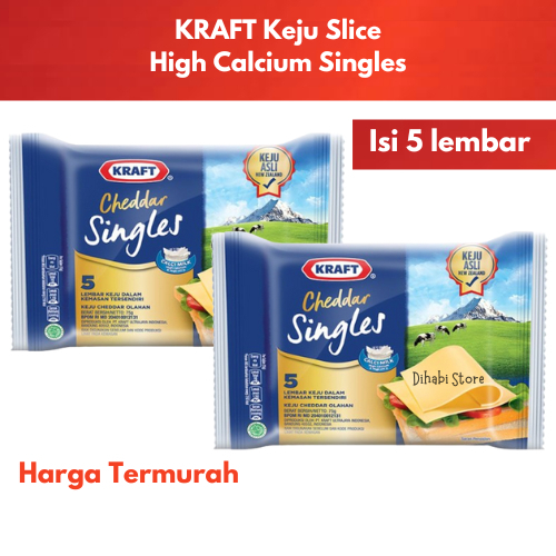 

KEJU KRAFT CHEDDAR ISI 5 LEMBAR 75GR