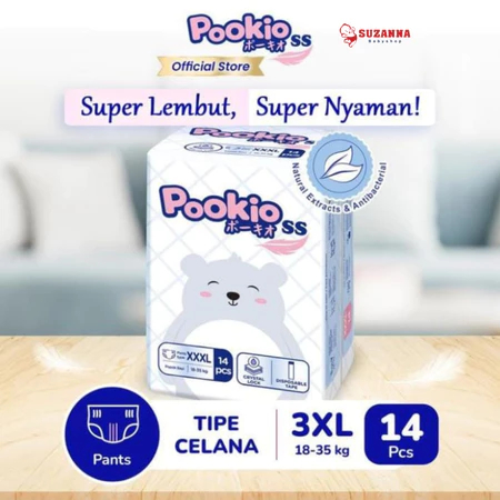 POOKIO SS Popok Anak Diaper Celana XXXL14 - Popok Sekali Pakai