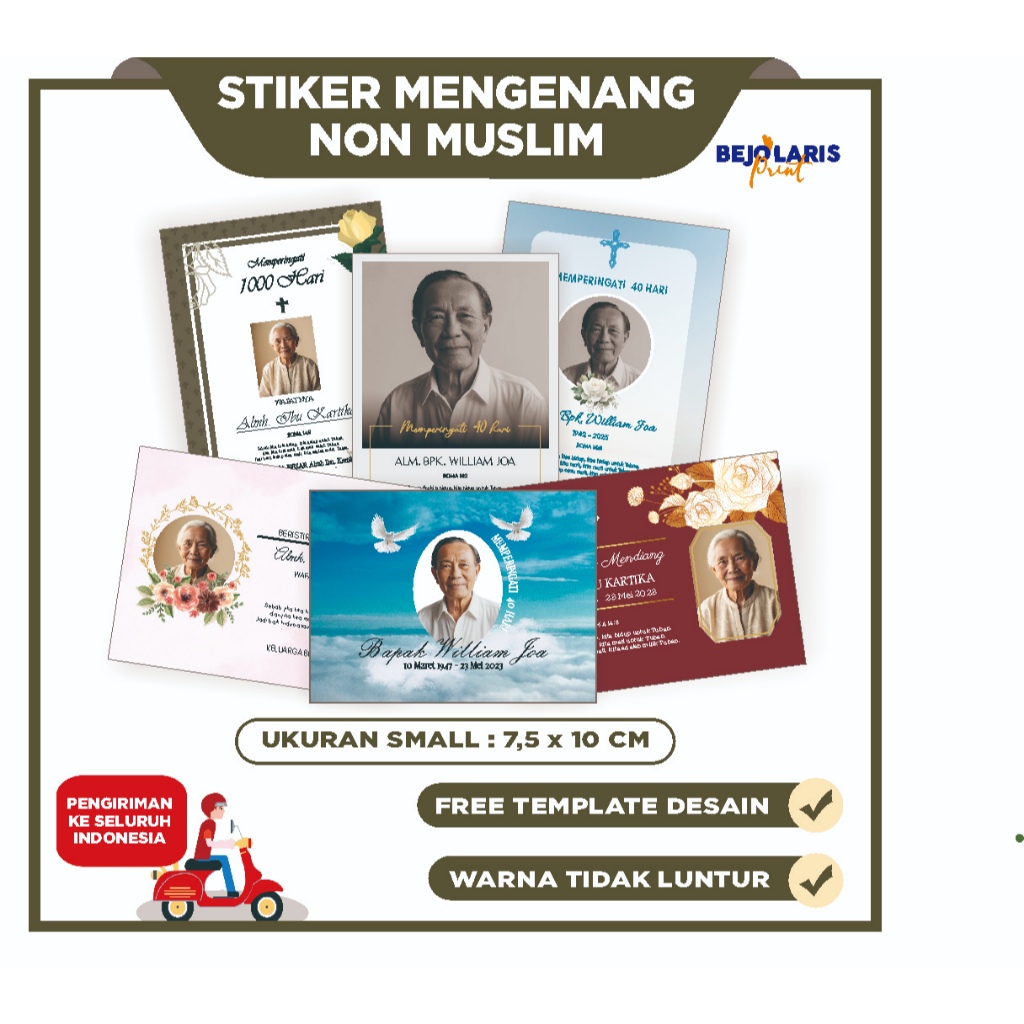 

[SMALL] Sticker Mengenang Sticker Mengenang 40 Hari/100 Har/1000 Hari/1 Tahun