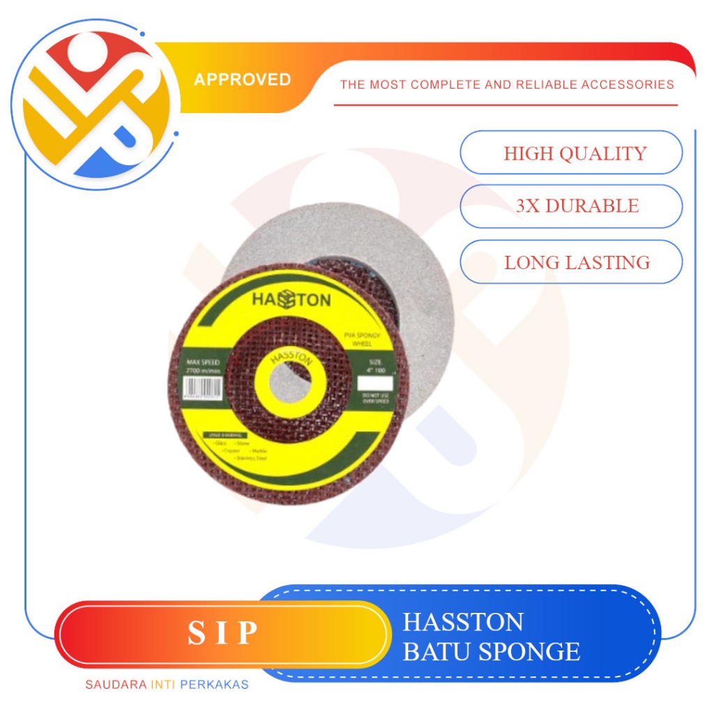 HASSTON PROHEX Batu Sponge 4" / Batu Sponge 4 Inch (0572)